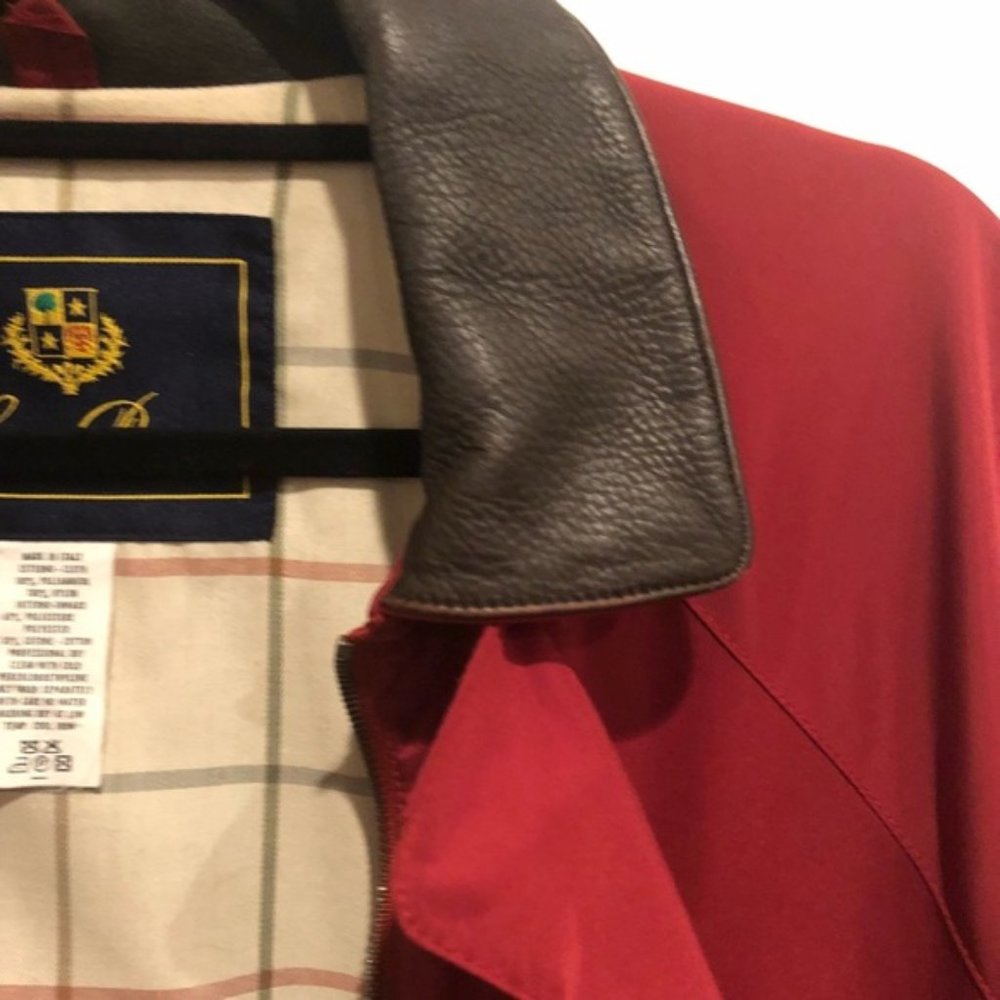 Loro Piana Vintage 1992 Barcelona Olympics Horsey Jacket - Red / Burgundy Large - Picture 6 of 9